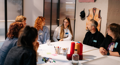 TexTalk programma Dutch Circular Textile Pavilion @ Techtextil  - Rondetafelgesprek en koffie